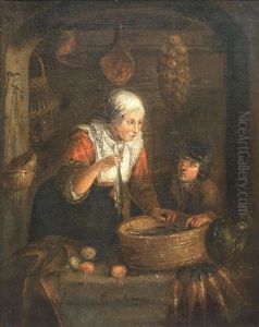 La Vendeuse De Harengs Et Le Jeune Homme