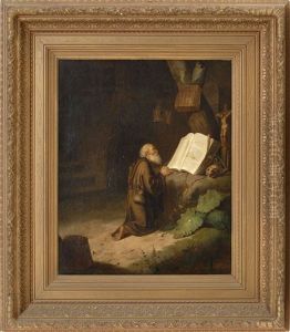 St. Jerome Reading In His Chamber