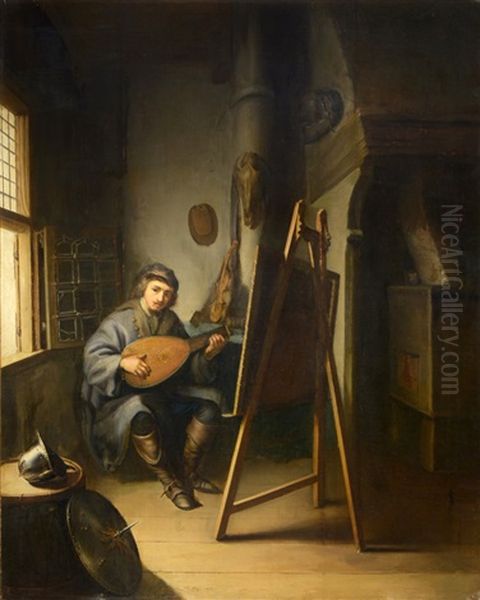 Artista Tocando La Mandolina - view 1