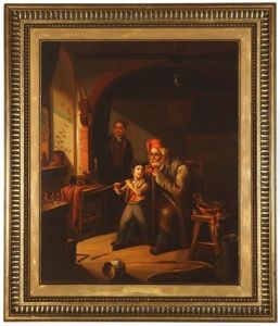 The Soldier And His Nephew by Gerrit Dou