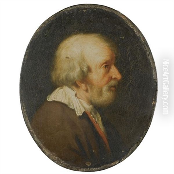 Portrait Of An Elderly Gentleman, Head And Shoulders - view 1