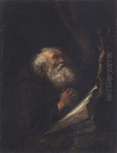 A Monk At Prayer, St.jerome (?) A Monk At Prayer, St.jerome (?)