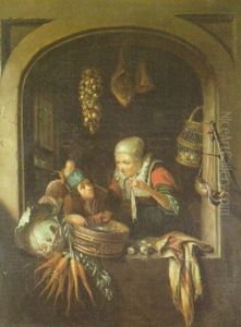 Die Fischverkauferin