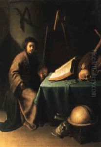 An Artist In His Studio by Gerrit Dou