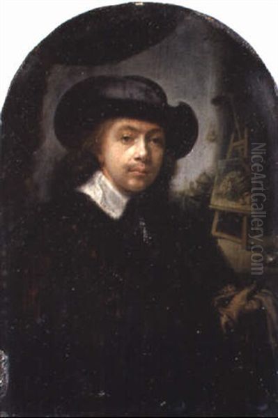 Portrait Of The Artist In His Studio - view 1