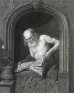 St. Jerome Reading At A Casement by Gerrit Dou