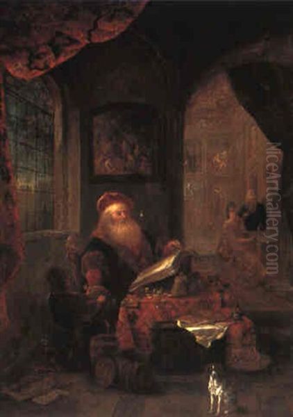 Old Man Is His Study - view 1