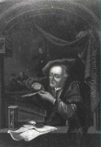 Sharpening The Quill by Gerrit Dou