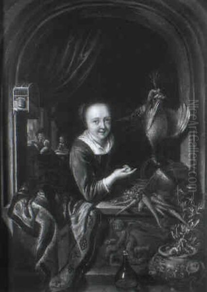 A Kitchen Maid In A Casement - view 1