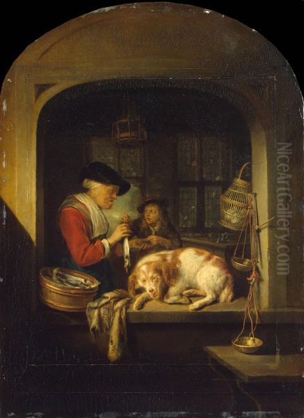 The Herring Seller - view 1