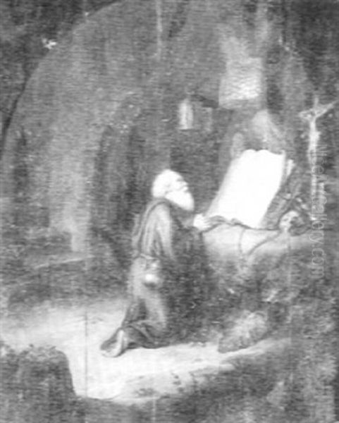 Praying Hermit - view 1