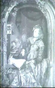 A Man At A Window Playing A Violin by Gerrit Dou
