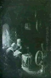 La Lecture De La Bible Ou Anne Et Tobie