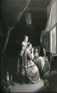 A Lady At Her Toilet In An Interior