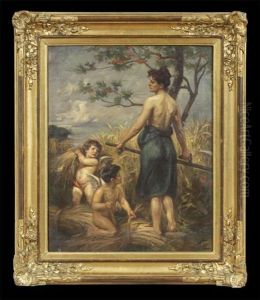 Allegory Of Harvest by Franz Bohumil Doubek