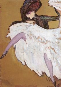 Le French Cancan by Henri Doucet