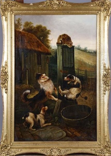 Chiens Et Chats A La Fontaine - view 1