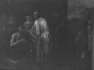 St. Romuald Healing The Blind Man by Gerard Douffet