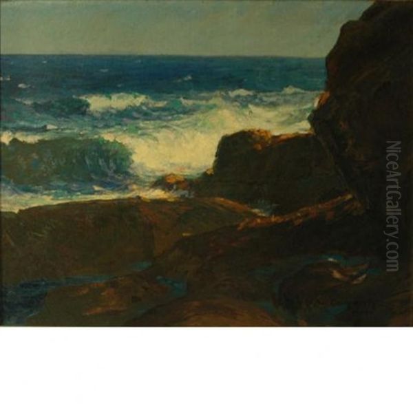 Seascape, Monhegan Island, Maine - view 1