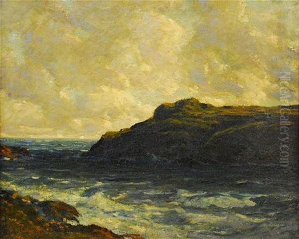 Seaside Bluff At Dusk - view 1