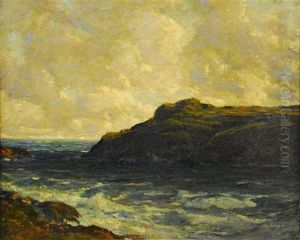 Seaside Bluff At Dusk