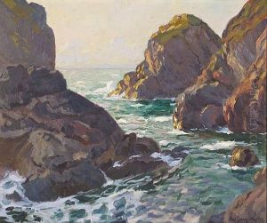 Coastal Inlet With Catalina Island by Paul Dougherty