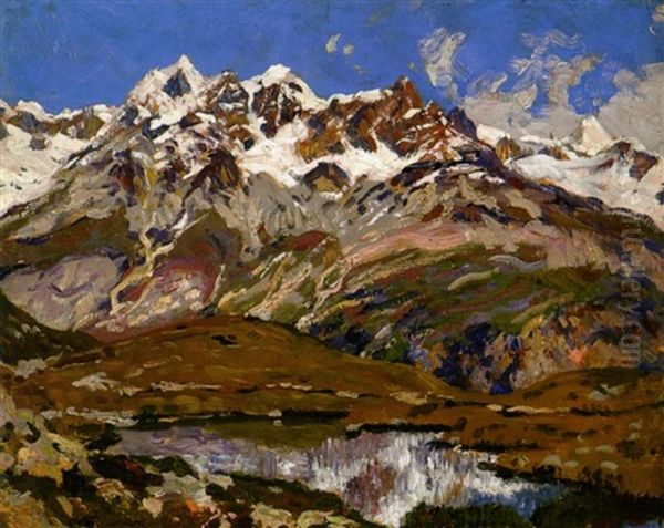 The Weisshorn Massif, Switzerland - view 1