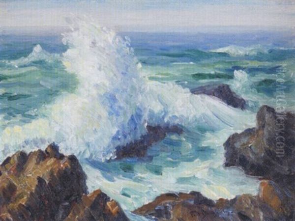 Laguna Rocks (crashing Waves) - view 1