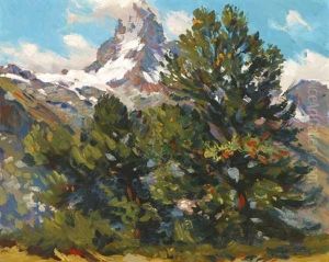 Mountain Landscape - Alps by Paul Dougherty