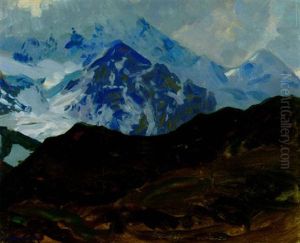 Snowstorm On The Jungfrau by Paul Dougherty
