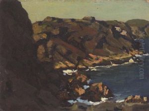 Secluded Coastal Inlet by Paul Dougherty