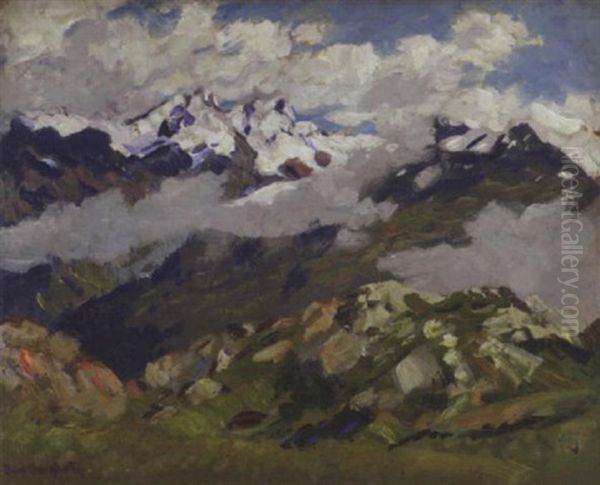 Snowcapped Mountains - view 1