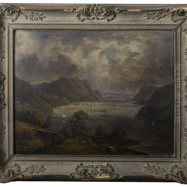 The Hudson Highlands From West Point - view 1
