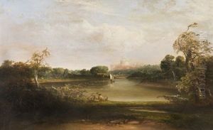 Man Fishing In A Stream by Thomas Doughty