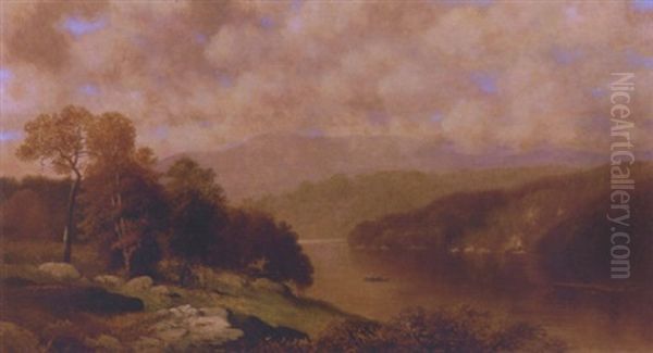 Autumn River Landscape - view 1