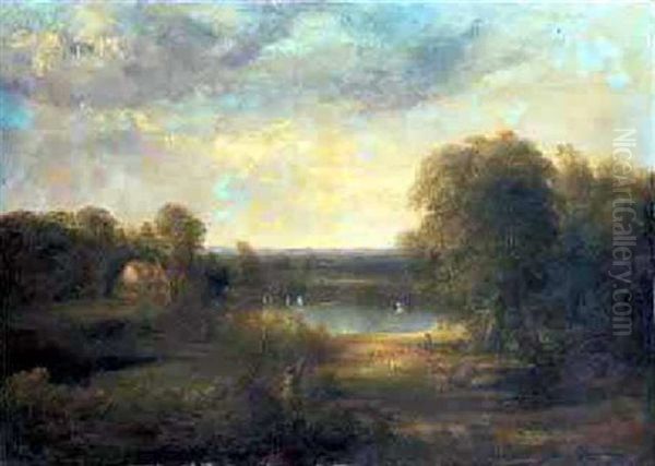 Hunter In A Landscape - view 1