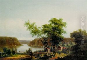 On The Hudson, Near West Point by Thomas Doughty