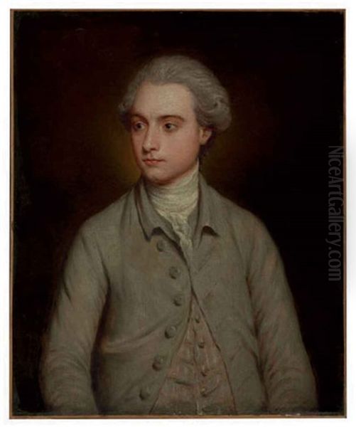 Portrait Of A Gentleman In A Grey Coat - view 1