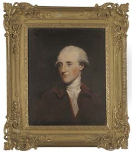 Portrait Of Richard Burke Esq., Quarter-length, In A Red Coat And White Cravat (after Sir Joshua Reynolds)
