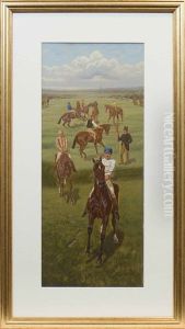 At The Start; Over The Wall; At A Gallop by Edward Algernon Stuart Douglas