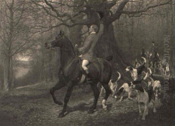 Hunting Scene: Crossing The Road - view 1