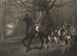Hunting Scene: Crossing The Road