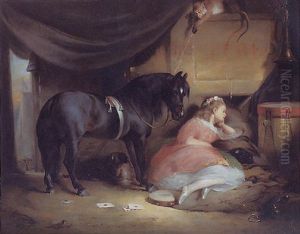 The Showman's Child - Evening At The Fair by Edwin Douglas