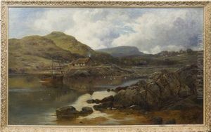 Low Tide On The Loch by James Douglas