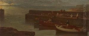 The Harbour Quay by William Fettes Douglas