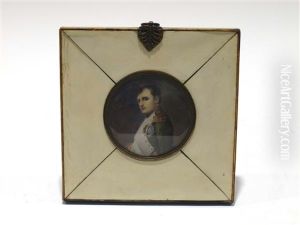 Portrait De Napoleon Bonaparte by Alexis Marie Louis Douillard