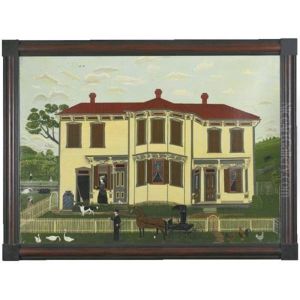 Yellow-framed Victorian Farmhouse Of Apple Creek, Ohio