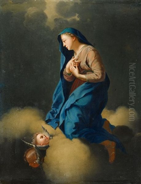 The Virgin Among Clouds - view 1