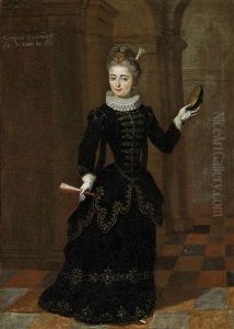 Portrat Der Marquise D'espinasse Auf Einem Kostumball