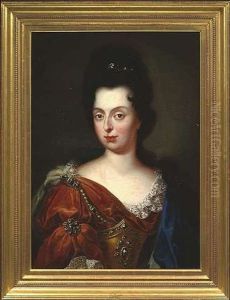 Portrait Der Anna Maria Von Medici, Prinzessin Der Toskana, Kurfurstin Der Pfalz by Jan Frans van Douven